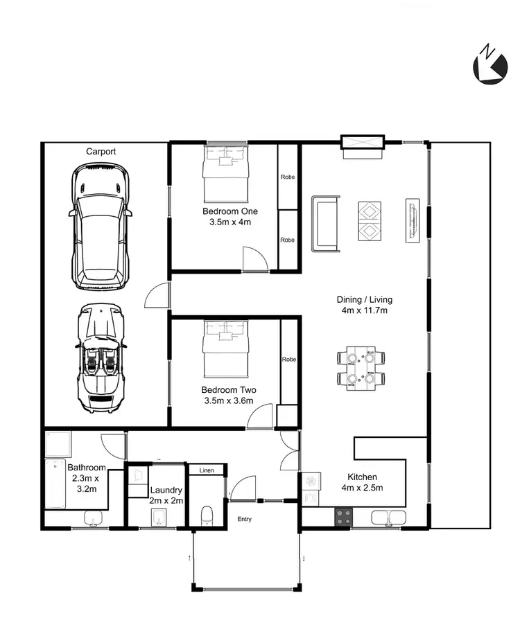 Floorplan of Homely house listing, 1263 Windermere Rd, Swan Bay TAS 7252