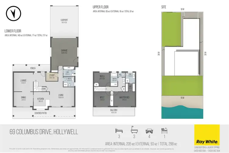 Floorplan of Homely house listing, 69 Columbus Drive, Hollywell QLD 4216