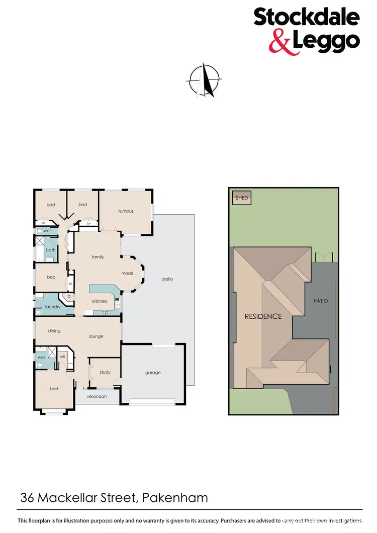 Floorplan of Homely house listing, 36 Mackellar Street, Pakenham VIC 3810
