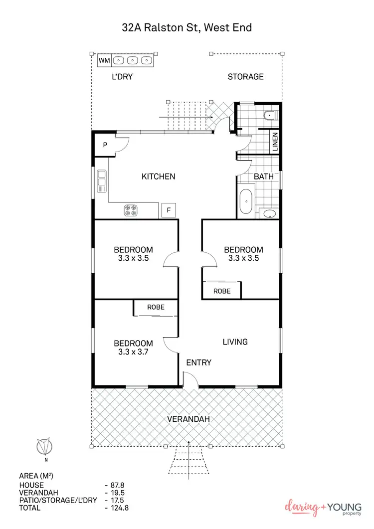 Floorplan of Homely house listing, 32A Ralston Street, West End QLD 4810