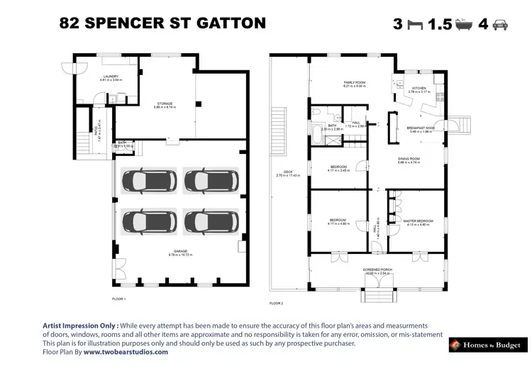 Floorplan of Homely house listing, 82 Spencer Street, Gatton QLD 4343