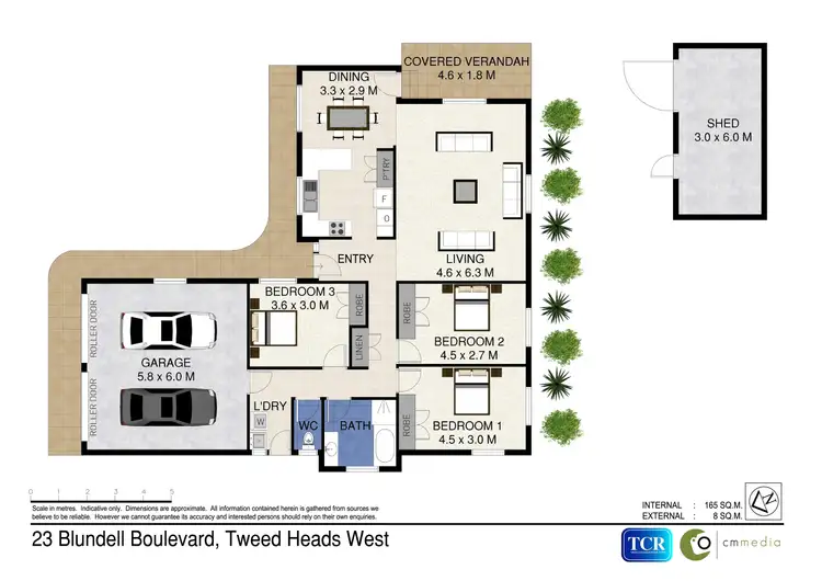 Floorplan of Homely house listing, 23 Blundell Boulevard, Tweed Heads South NSW 2486