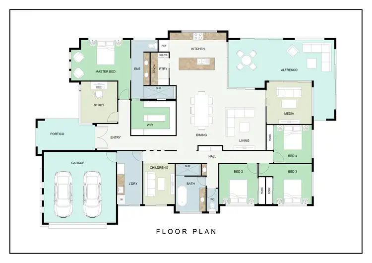 Floorplan of Homely house listing, 1 Jess Court, Alligator Creek QLD 4740