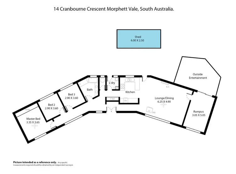 Floorplan of Homely house listing, 14 Cranborne Crescent, Morphett Vale SA 5162
