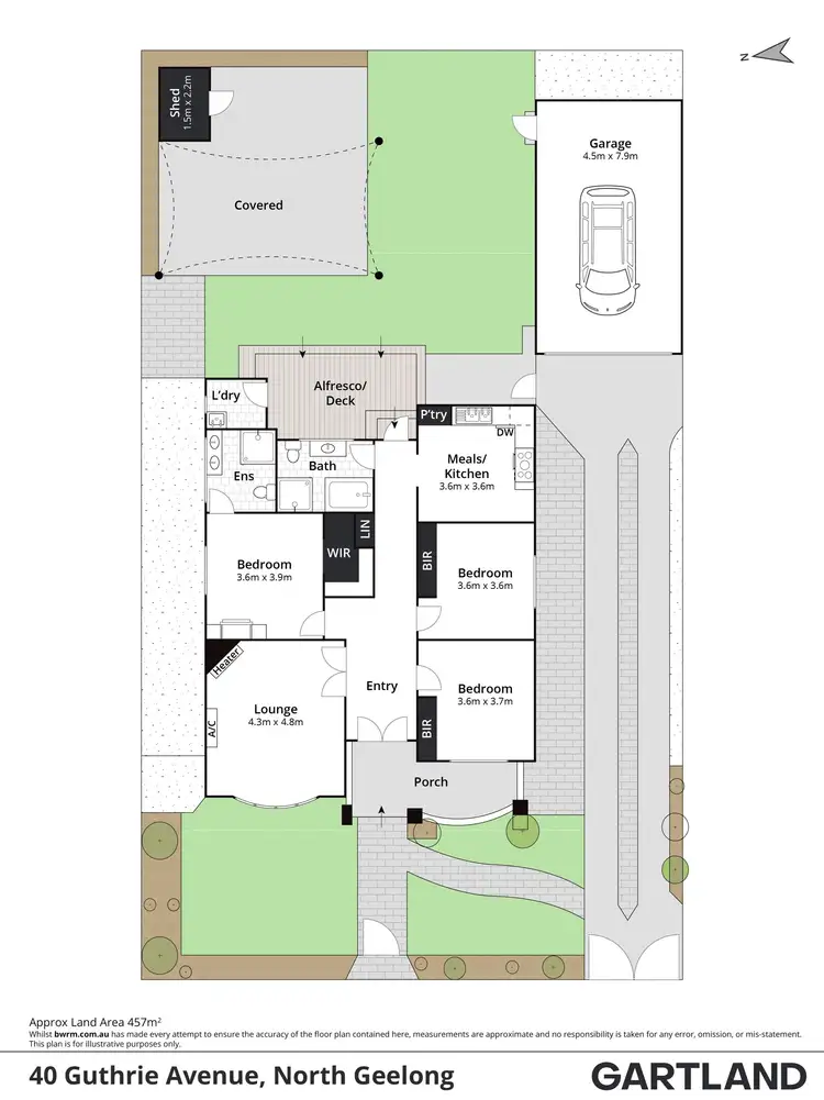 Floorplan of Homely house listing, 40 Guthrie Avenue, North Geelong VIC 3215