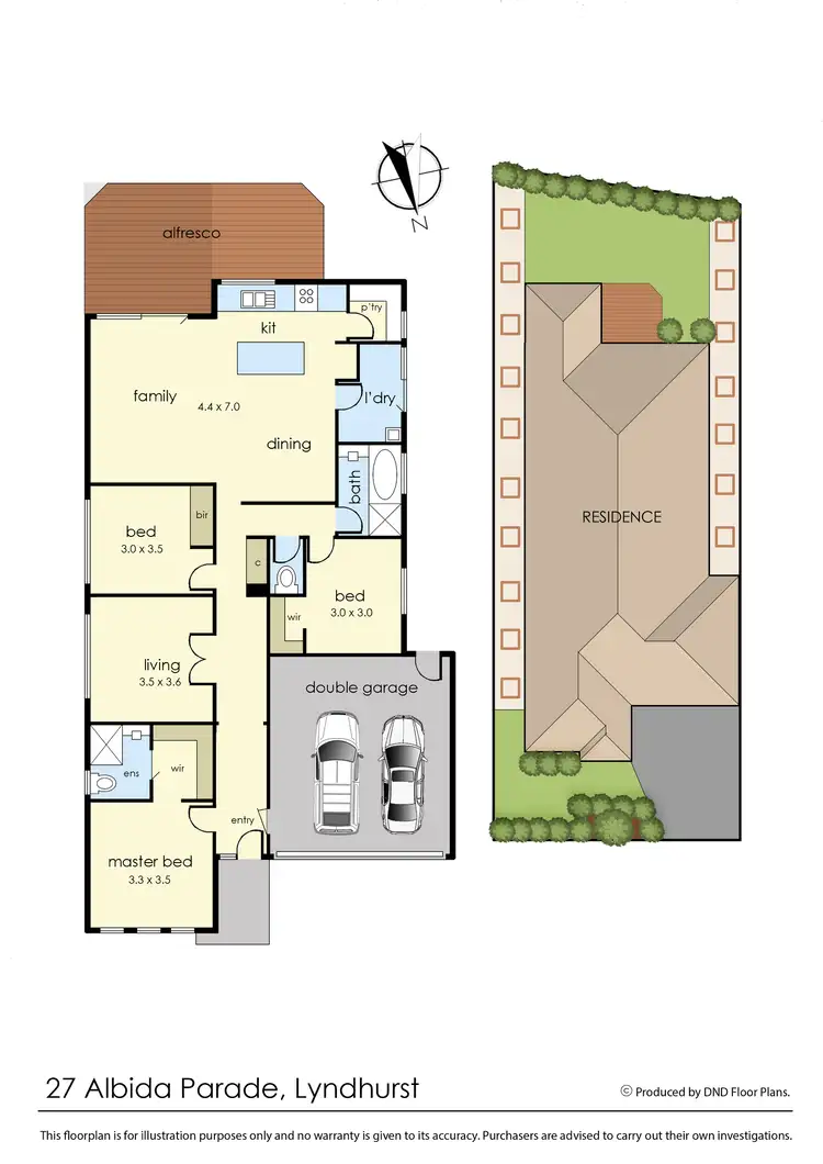 Floorplan of Homely house listing, 27 Albida Parade, Lyndhurst VIC 3975