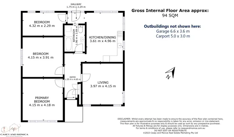 Floorplan of Homely house listing, 44 Foch Street, Mowbray TAS 7248