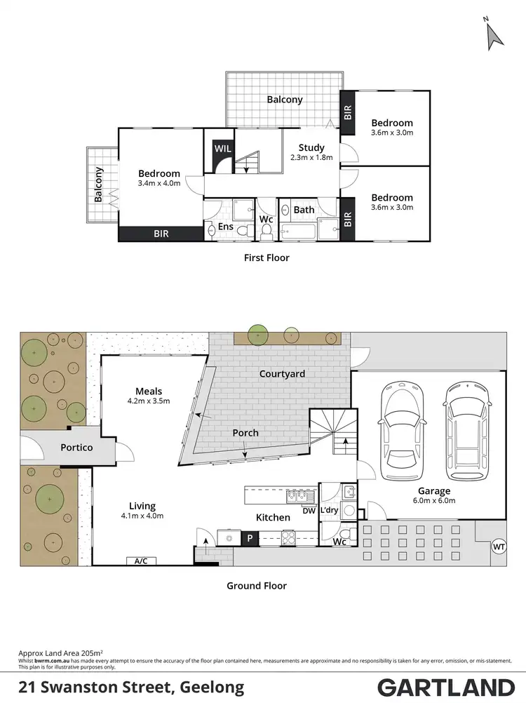 Floorplan of Homely house listing, 21 Swanston Street, Geelong VIC 3220