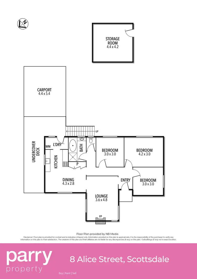 Floorplan of Homely house listing, 8 Alice Street, Scottsdale TAS 7260