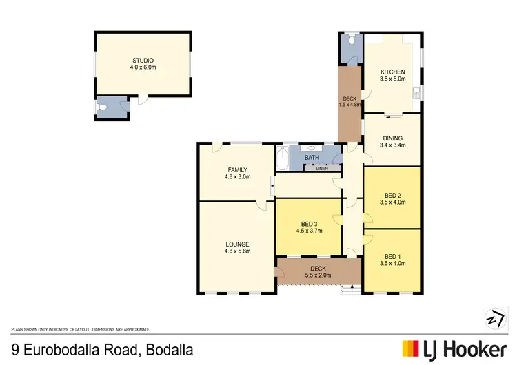 Floorplan of Homely house listing, 9 Eurobodalla Road, Bodalla NSW 2545