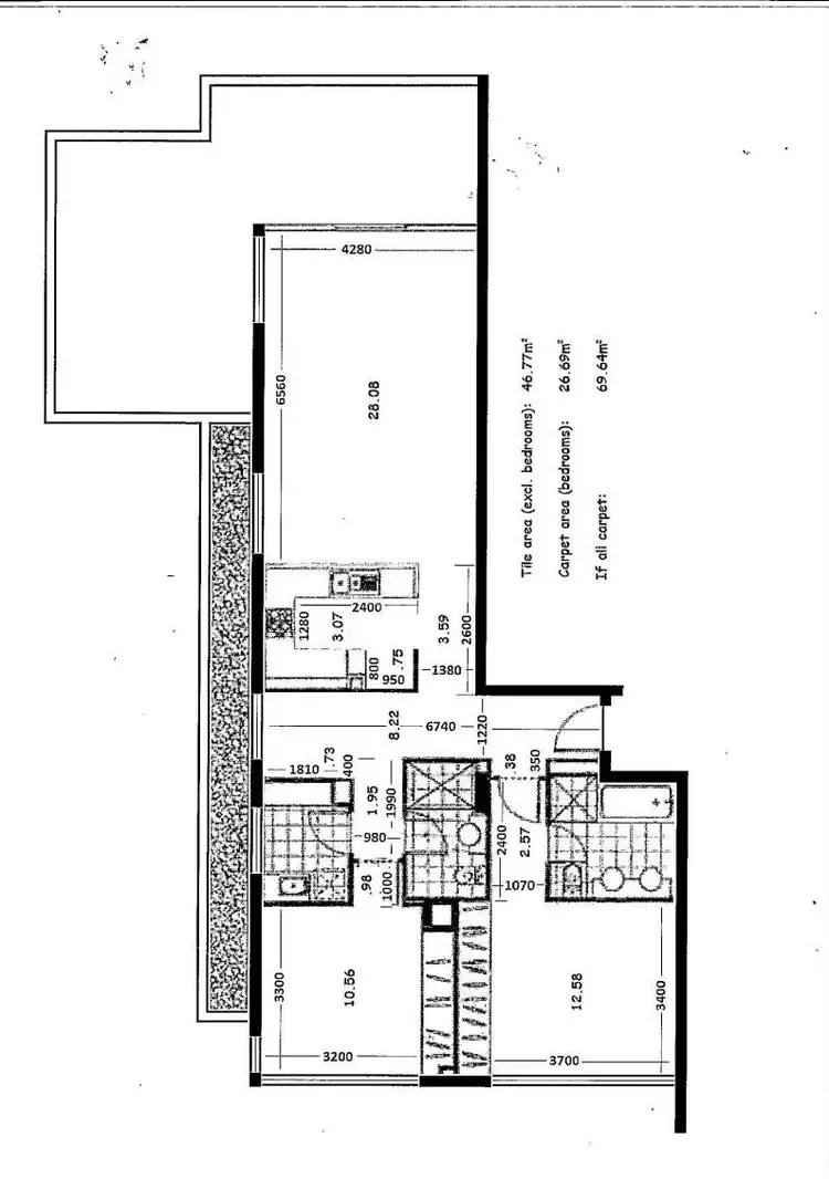 Floorplan of Homely house listing, 3101/323 Bayview Street, Hollywell QLD 4216