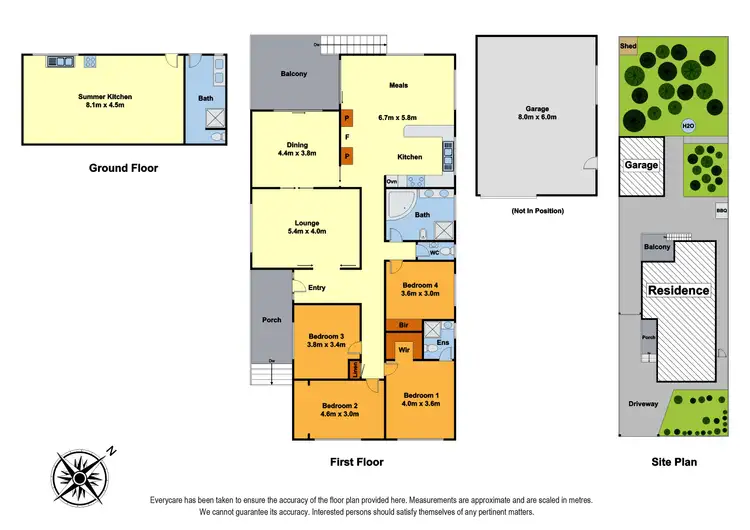 Floorplan of Homely house listing, 215 Wilson Boulevard, Reservoir VIC 3073