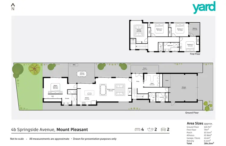 Floorplan of Homely house listing, 4B Springside Avenue, Mount Pleasant WA 6153