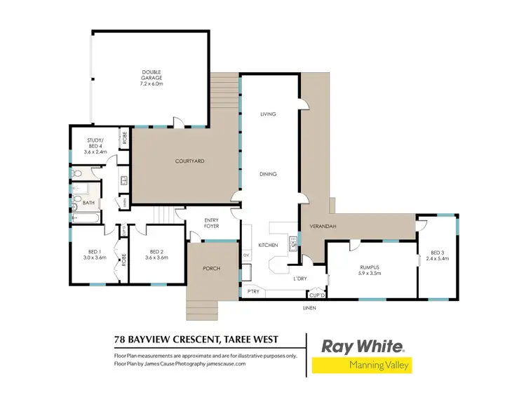 Floorplan of Homely house listing, 78 Bayview Crescent, Taree NSW 2430