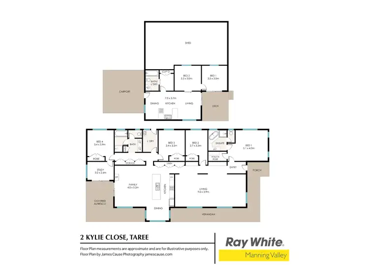 Floorplan of Homely rural property listing, 2 Kylie Close, Taree NSW 2430