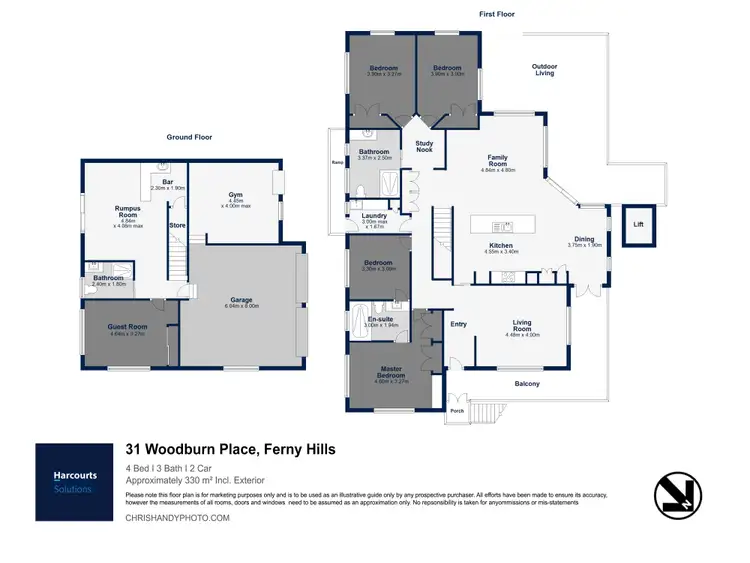 Floorplan of Homely house listing, 31 Woodburn Place, Ferny Hills QLD 4055