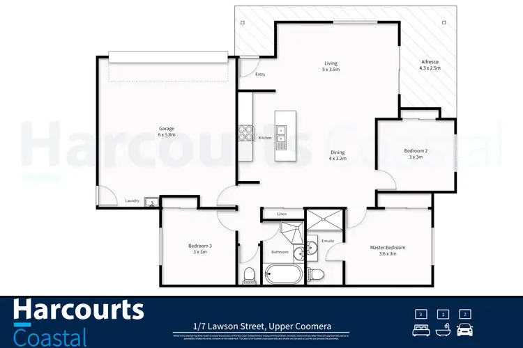 Floorplan of Homely house listing, 1/7 Lawson Street, Upper Coomera QLD 4209