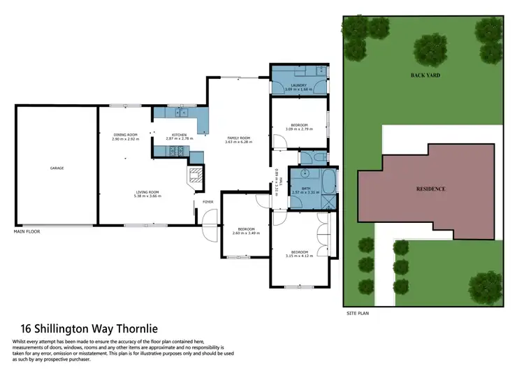 Floorplan of Homely house listing, 16 Shillington Way, Thornlie WA 6108
