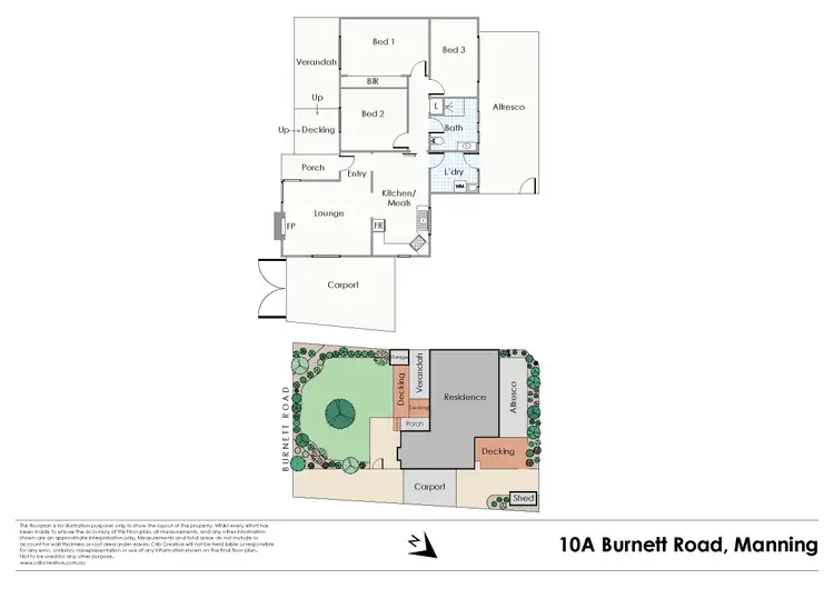 Floorplan of Homely house listing, 10A Burnett Road, Manning WA 6152