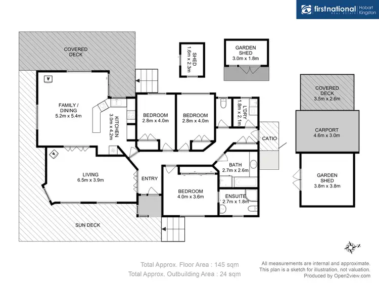 Floorplan of Homely house listing, 671 Summerleas Road, Fern Tree TAS 7054