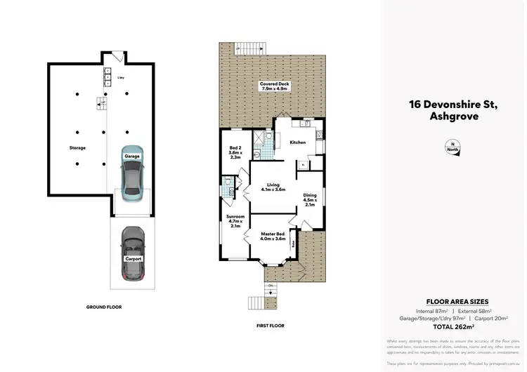 Floorplan of Homely house listing, 16 Devonshire Street, Ashgrove QLD 4060