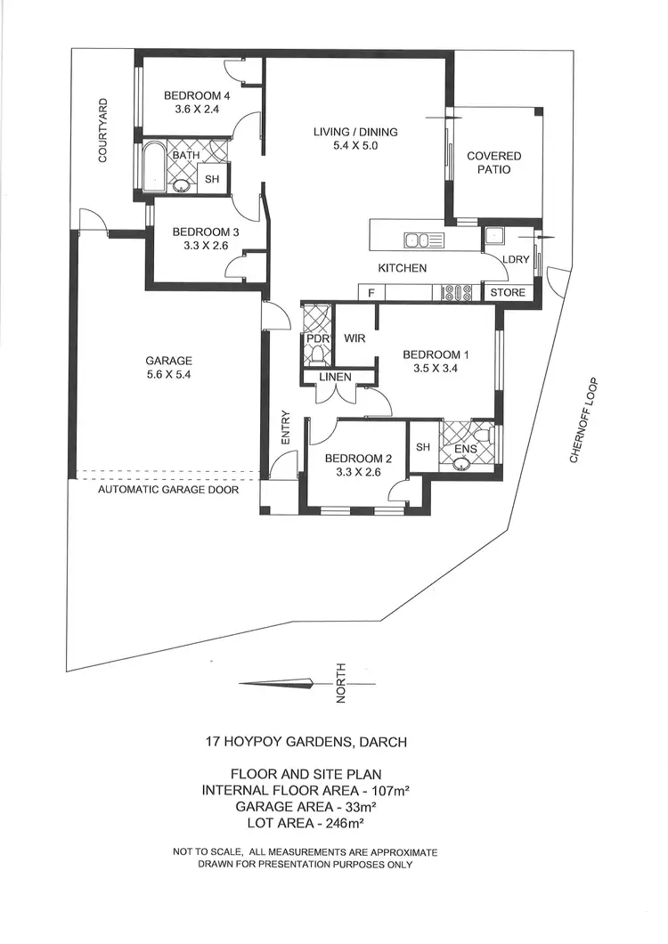 Floorplan of Homely house listing, 17 Hoypoy Gardens, Darch WA 6065