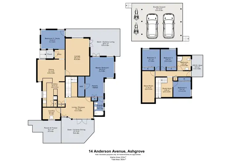 Floorplan of Homely house listing, 14 Anderson Avenue, Ashgrove QLD 4060
