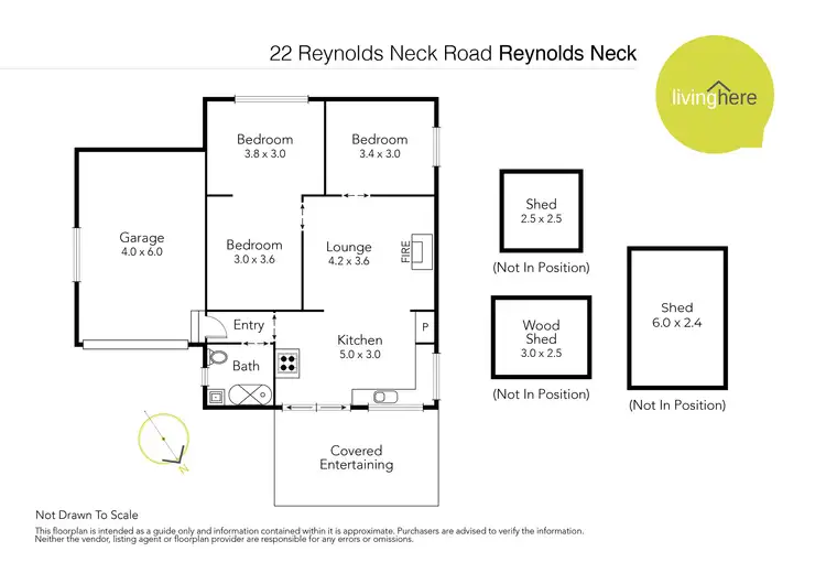 Floorplan of Homely house listing, 22 Reynolds Neck Road, Reynolds Neck TAS 7304