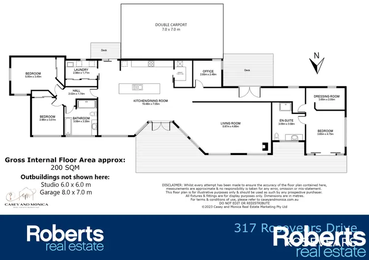 Floorplan of Homely house listing, 317 Rosevears Drive, Rosevears TAS 7277