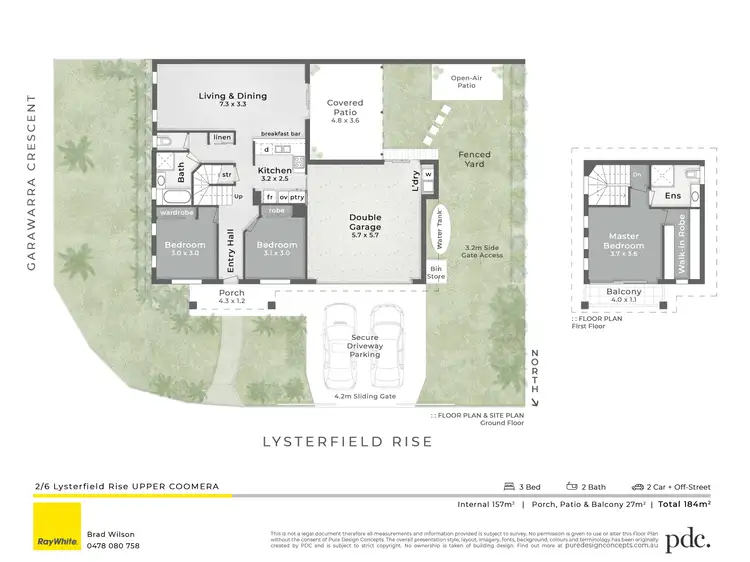 Floorplan of Homely house listing, 2/6 Lysterfield Rise, Upper Coomera QLD 4209