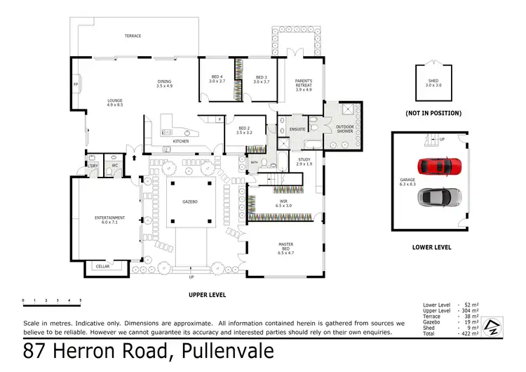 Floorplan of Homely rural property listing, 87 Herron Road, Pullenvale QLD 4069