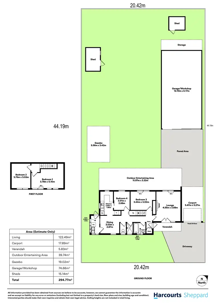 Floorplan of Homely house listing, 20 Lucerne Grove, Findon SA 5023