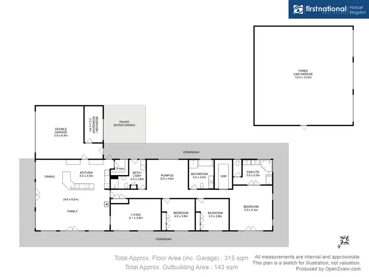 Floorplan of Homely house listing, 486 Allens Rivulet Road, Allens Rivulet TAS 7150