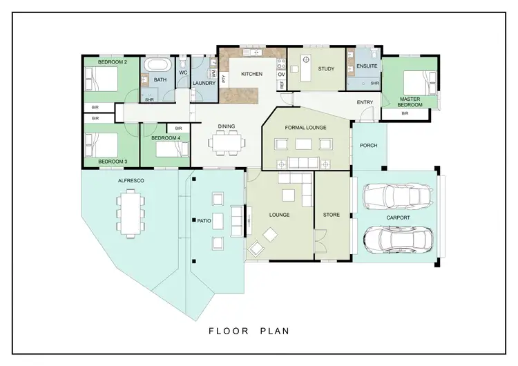 Floorplan of Homely house listing, 42 Bradman Drive, Glenella QLD 4740