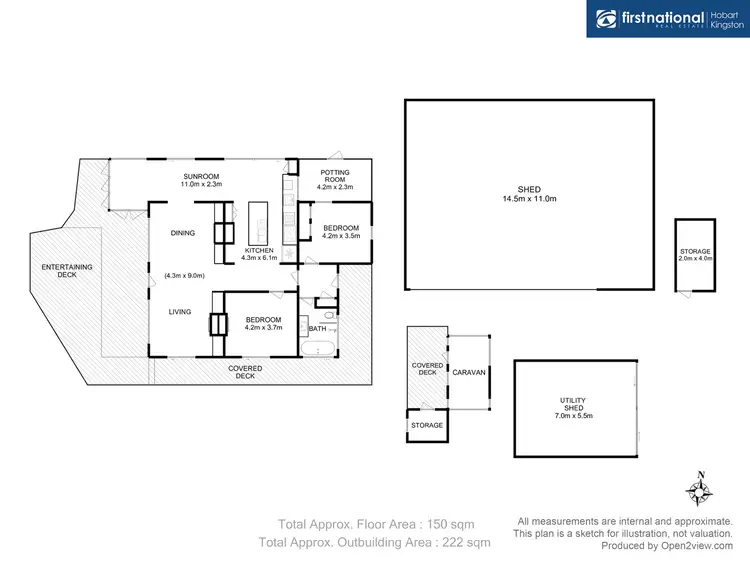 Floorplan of Homely house listing, 160 Church Road, Barnes Bay TAS 7150