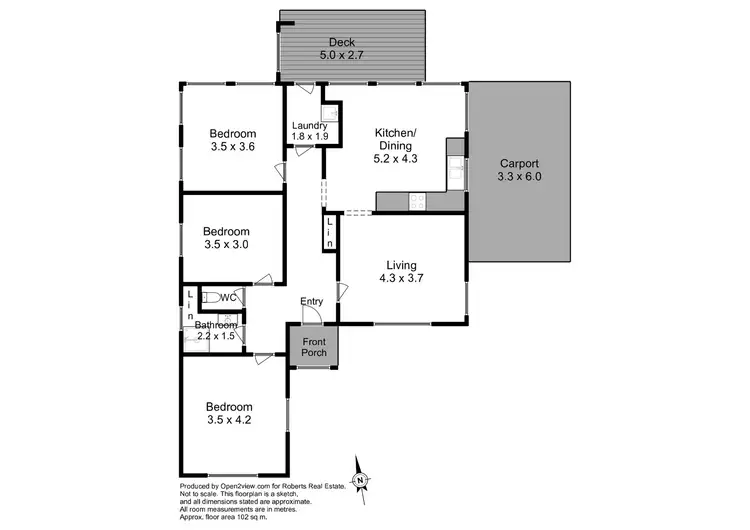 Floorplan of Homely house listing, 112 Station Road West, Norwood TAS 7250