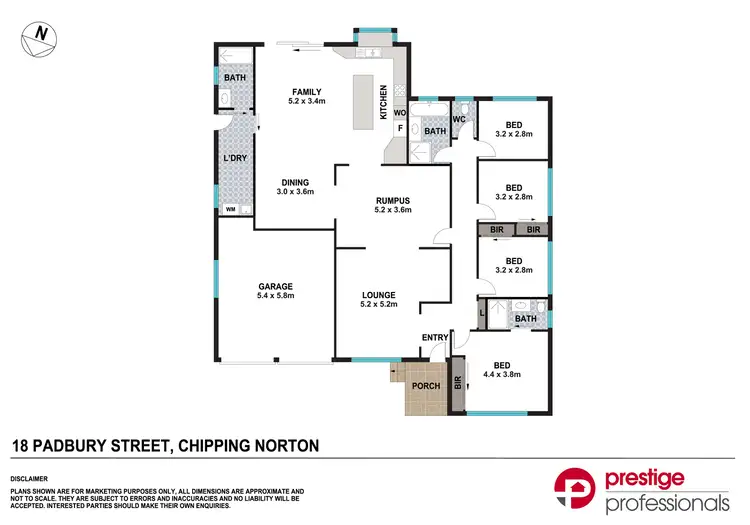 Floorplan of Homely house listing, 18 Padbury Street, Chipping Norton NSW 2170