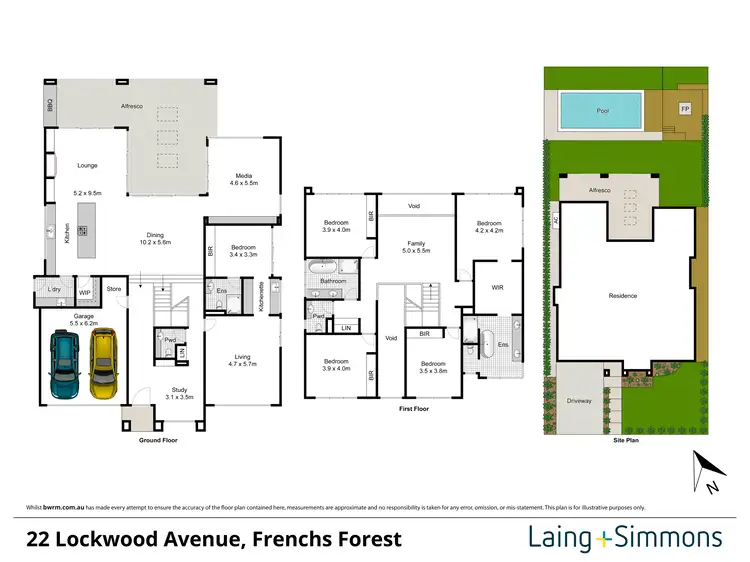 Floorplan of Homely house listing, 22 Lockwood Avenue, Frenchs Forest NSW 2086