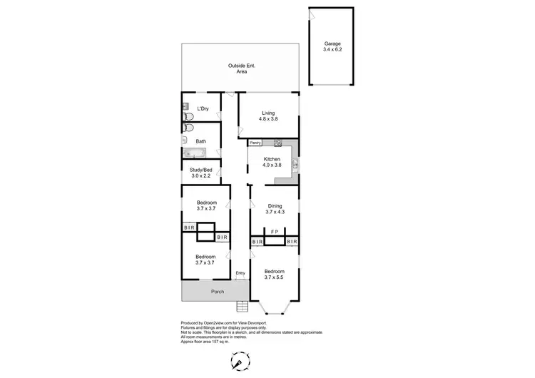 Floorplan of Homely house listing, 7 West Nook Road, Sheffield TAS 7306
