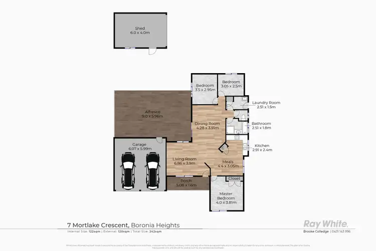 Floorplan of Homely house listing, 7 Mortlake Crescent, Boronia Heights QLD 4124