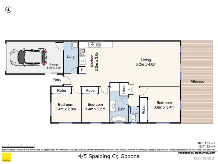 Floorplan of Homely house listing, 4/5 Spalding Crescent, Goodna QLD 4300