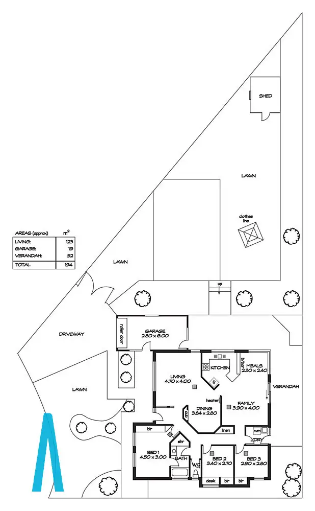 Floorplan of Homely house listing, 4 Stan Court, Burton SA 5110
