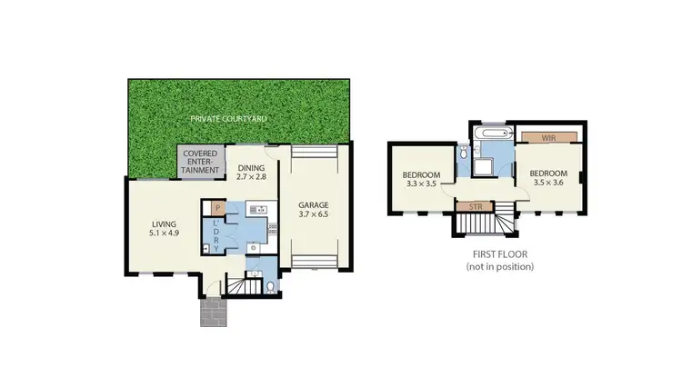 Floorplan of Homely townhouse listing, 5/2 Ashford Close, Hampton Park VIC 3976