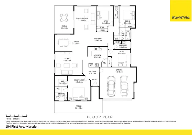 Floorplan of Homely house listing, 104 First Avenue, Marsden QLD 4132