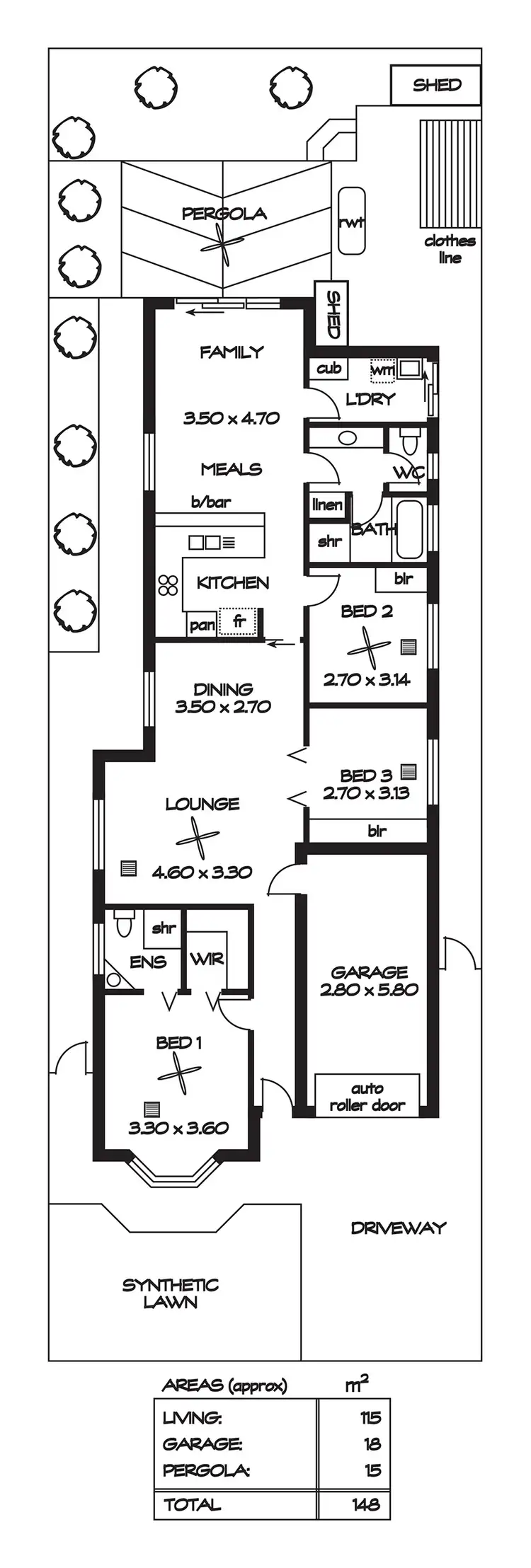 Floorplan of Homely house listing, 39 Springhill Avenue, Oakden SA 5086