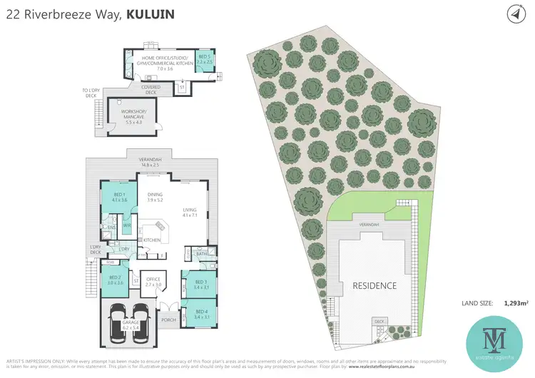 Floorplan of Homely house listing, 22 Riverbreeze Way, Kuluin QLD 4558