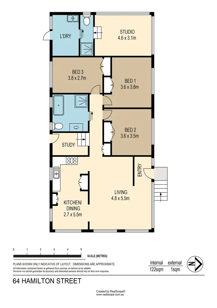 Floorplan of Homely house listing, 64 Hamilton Street, Tingalpa QLD 4173