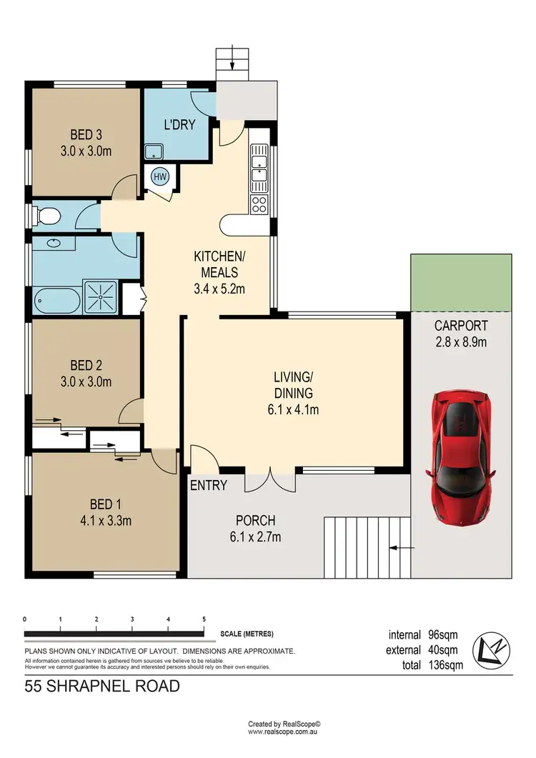 Floorplan of Homely house listing, 55 Shrapnel Road, Cannon Hill QLD 4170