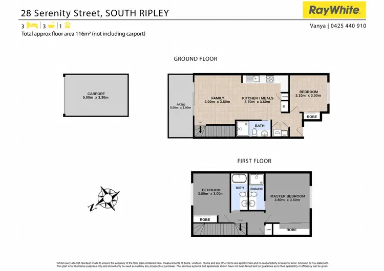 Floorplan of Homely house listing, 28 Serenity Street, South Ripley QLD 4306