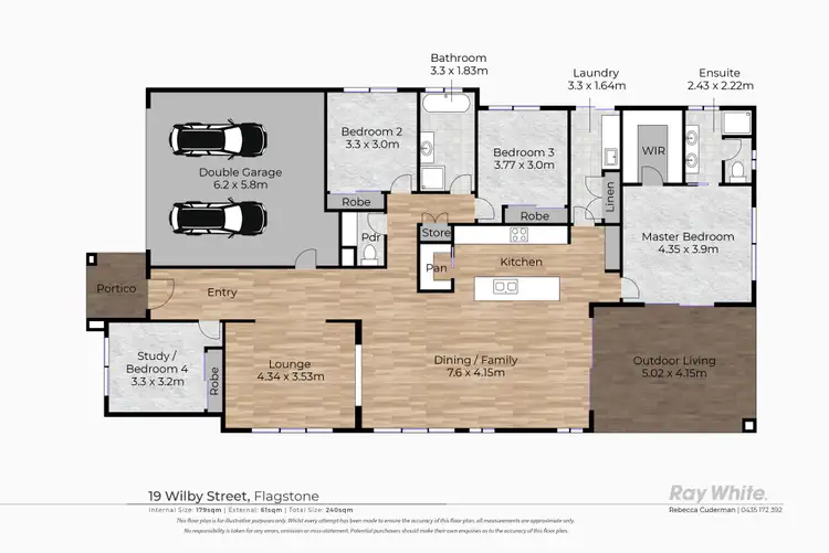 Floorplan of Homely house listing, 19 Wilby Street, Flagstone QLD 4280